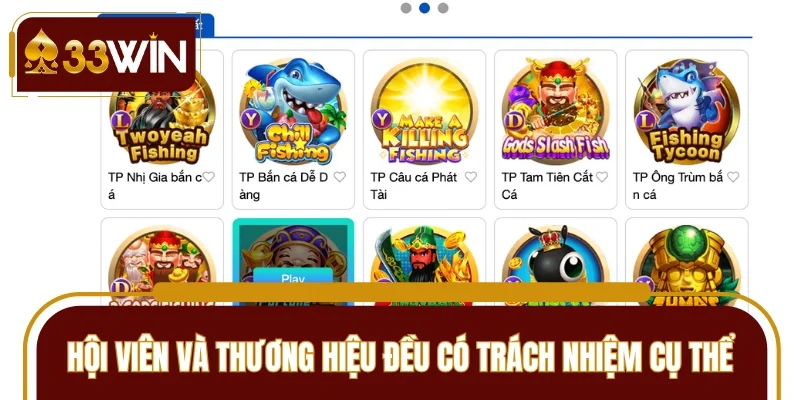 Hội viên và thương hiệu đều có trách nhiệm cụ thể